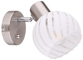 Globo 54025-1 - Luce Spot da parete WILLY 1xE27/40W/230V