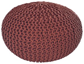 Kave Home - Pouf rotondo Kennis in terracotta Ø 60 cm