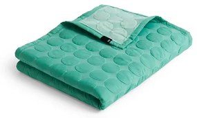 Mega Dot (Organic) Bedspread 235x245 Sea Green - Hay