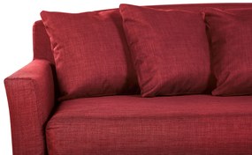 Fodera color rosso per divano a 3 posti GILJA Beliani