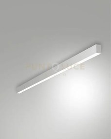 Millet plafoniera alluminio a led 4000k 3580lm 23w opale on/off ip4...
