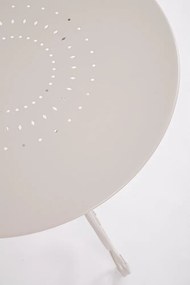 Tavolino da giardino rotondo in acciaio ø 70 cm Etienne – Bizzotto