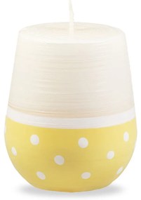 Candela bianco-gialla, tempo di combustione 32 h Sweetness - Unipar