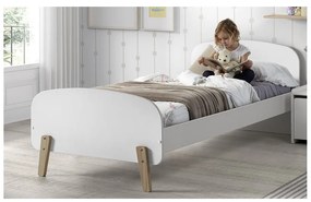 Letto bianco per bambini , 90 x 200 cm Kiddy - Vipack
