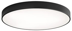 Plafoniera LED CLEO 96W 230V 3000K Ø80 cm nera