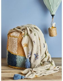 Coperta panna 130x160 cm Plane - Bloomingville Mini