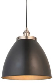 Endon 98749 - FRANKLIN Lampada a sospensione con cavo 1xE27/10W/230V nero/ottone