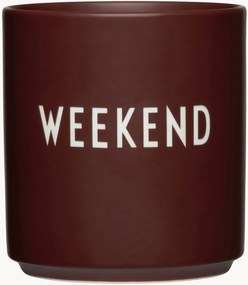 Tazza con scritta Favourite Weekend