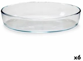 Teglia da Cucina Borcam Ovalada 2,3 L 22 x 6 x 30,5 cm (6 Unità)