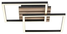 JUST LIGHT. 14053-79 - Plafoniera LED AKUSTIKA LED/15W/230V rovere/nero