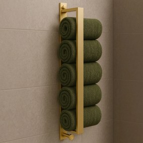 Portasciugamano da bagno Brush Gold