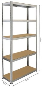 Fieldmann - Portaoggetti 180x90x40 cm