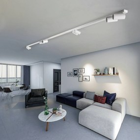 Nowodvorski Lighting Faretto da soffitto Mono VIII bianco a 8 luci, 2x200 cm