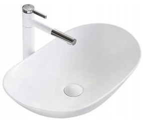 REA-U0441 - Lavabo da appoggio ROYAL 35,5x61,5 cm ceramica/bianco lucido