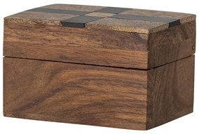 Scatola decorativa marrone in legno 6,5x4,5x4 cm Cemile - Bloomingville