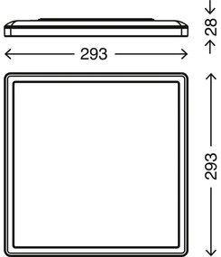 Briloner 7081-016 - Plafoniera LED dimmerabile SLIM LED/18W/230V + tc