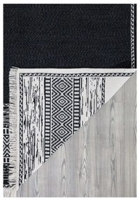 Tappeto in cotone bianco e nero , 160 x 230 cm Duo - Oyo home
