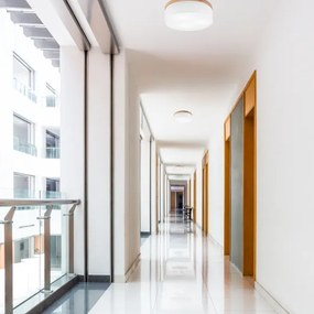 Brilagi - LED Plafoniera BELLADONNA 3xE27/15W/230V bianco/quercia