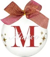 Pallina natale con nome Matteo 10cm