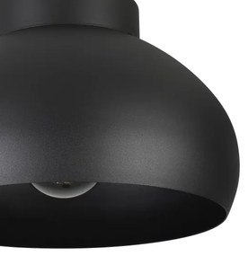 Eglo 900553 - Plafoniera MOGANO 1xE27/40W/230V nero