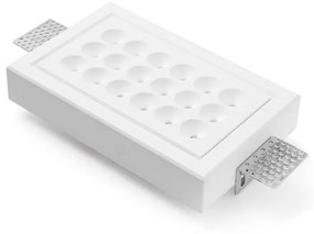 Faretto da incasso con fonte luminosa fisso Modulo LED TECNICO ADE bianco verniciabileX11 cm Luce bianco caldo