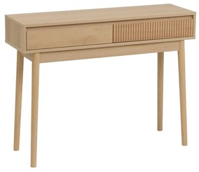 Tavolo consolle di colore naturale 30x100 cm Iona – Casa Selección