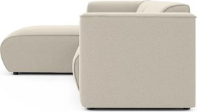 Divano angolare beige (con penisola a sinistra/con chaise lounge) Merid – Ropez