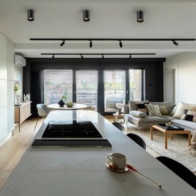 Zuma Line 92680-N - Faretto LED RGBW dimmerabile TUBA 1xGU10/6W/230V nero + telecomando