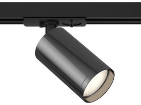 Faretto Per Binario Moderno Focus S Alluminio Nero E Grafite 1 Luce