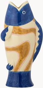 Vaso decorativo in gres dipinto a mano Irving, alt. 22 cm