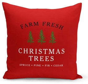 Federa decorativa natalizia rossa, 43 x 43 cm Christmas Noel - Kate Louise