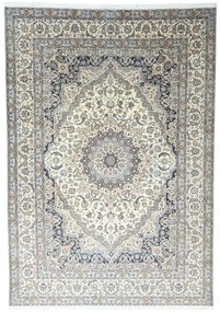 Nain Tappeto persiano 370x260 Beige (Iran) Annodato A Mano