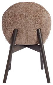 Set di sedie da pranzo marrone in imbottito 2 pz Sinosa – Light &amp; Living