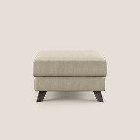Moon Pouf contenitore e piedini alti in microfibra impermeabile T11