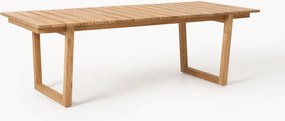 Tavolo da pranzo da giardino in legno di teak Eiko, 229 x 100 cm