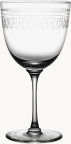 Set di 4 bicchieri da vino in cristallo soffiato Ovals