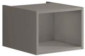 Pensile bagno Brera laccato opaco grigio londra P 45.3 x L 39.9 x H 30 cm