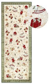 Passatoia verde natalizia in cotone 80x200 cm Toy's Delight Green Christmas - Villeroy&amp;Boch