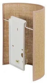 Duolla - Applique YUTE 1xE27/15W/230V diametro 20 cm marrone