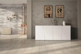 Credenza SAN BABILA abete bianco spazzolato 180&#215;50 cm H 75 cm