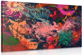 Stampa su tela – Fiori astratti
