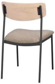 Sedie da pranzo in colore beige-naturale in set da 2 Maymont - Rowico