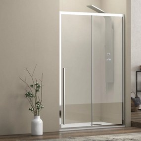 Porta doccia nicchia 100cm scorrevole vetro 8mm altezza 200h | KEL4000 - KAMALU