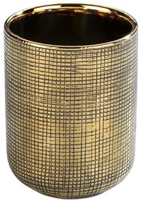 WENKO 24400100 - Bicchiere portaspazzolini RIVARA 7,5x9,5 cm oro