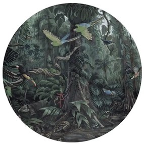 KEK Amsterdam Carta da parati panoramica Tropical Landscapes 1 Circle - S - 1.425m