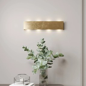 Quitani Applique a LED Maja, oro antico, larghezza 54 cm