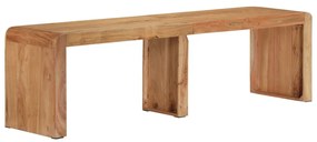 Panca 160x38x45 cm in legno massello di acacia