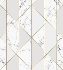 Fotomurale ESTA Linee, grigio e oro 250X279 cm