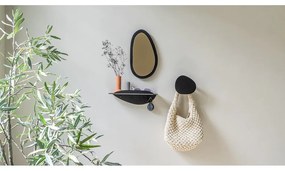 Attaccapanni da parete nero in metallo 15 cm Mani – Spinder Design