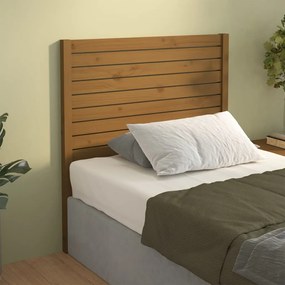 Testiera Per Letto Ambra 106x4x100 Cm İn Legno Massello Di Pino /